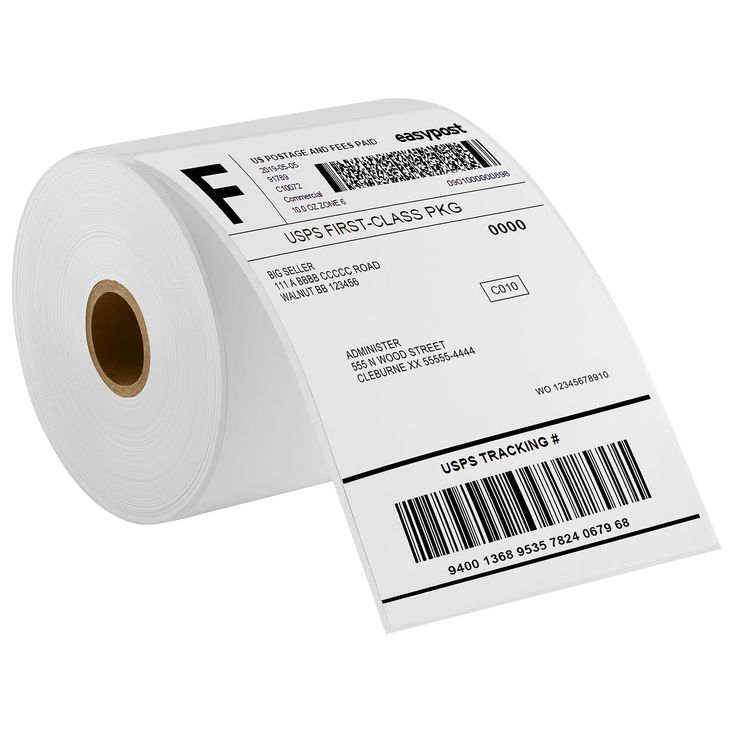 Самоклеящиеся термоэтикетки в рулонах